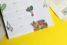 Lade das Bild in den Galerie-Viewer, Notizblock - Wochenplaner Menü - Menüplan - Was koche ich - Gemüse - DIN A5 - 50 Seiten