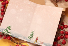 Lade das Bild in den Galerie-Viewer, Klappkarte - Winterdorf - Weihnachtliches Dorf - Schneebedeckte Landschaft - Eigene Illustration - Mit Umschlag