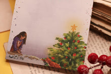 Lade das Bild in den Galerie-Viewer, Notizblock - Kekse backen mit Katze - Weihnachtsbaum - Adventskalender befüllen - A6 - 50 Seiten - liniert - Eigene Illustration