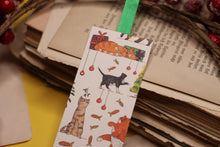 Lade das Bild in den Galerie-Viewer, B-Ware: Lesezeichen - Weihnachtskatzen - Weihnachten - Katzen - Wichteln Adventskalender befüllen - Eigene Aquarell Illustration