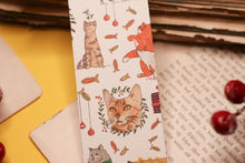 Lade das Bild in den Galerie-Viewer, B-Ware: Lesezeichen - Weihnachtskatzen - Weihnachten - Katzen - Wichteln Adventskalender befüllen - Eigene Aquarell Illustration