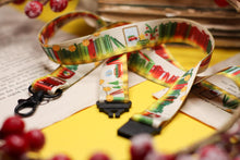 Lade das Bild in den Galerie-Viewer, Schlüsselband - Weihnachts Bücherregal - Sicherheitsverschluss - Eigene Illustrationen - Adventskalender befüllen - Weihnachtsfeier - xmas