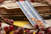 Lade das Bild in den Galerie-Viewer, Lesezeichen - Fuchs im Schnee - Winterwald - Winter - Weihnachten - Wichteln - Adventskalender befüllen - Eigene Illustration