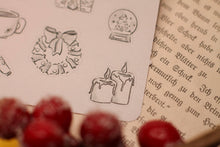 Lade das Bild in den Galerie-Viewer, Stickerbogen - Weihnachts Skizzen - Christmas doodles - Weihnachten - Adventskalender befüllen - Bullet Journal - Eigene Illustrationen