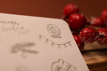 Lade das Bild in den Galerie-Viewer, Stickerbogen - Weihnachts Skizzen - Christmas doodles - Weihnachten - Adventskalender befüllen - Bullet Journal - Eigene Illustrationen