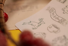 Lade das Bild in den Galerie-Viewer, Stickerbogen - Weihnachts Skizzen - Christmas doodles - Weihnachten - Adventskalender befüllen - Bullet Journal - Eigene Illustrationen