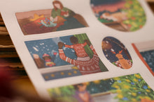 Lade das Bild in den Galerie-Viewer, Stickerbogen - Christmas Windows - Gemütliche Weihnachten - Bücher - Bullet Journal - Adventskalender befüllen - Briefe dekorieren - Penpal