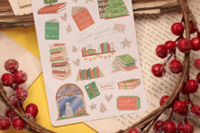 Lade das Bild in den Galerie-Viewer, Stickerbogen - Oh Christmas Read - Weihnachten - Bücher - Bullet Journal - Adventskalender befüllen - Briefe dekorieren - Penpal