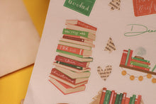 Lade das Bild in den Galerie-Viewer, Stickerbogen - Oh Christmas Read - Weihnachten - Bücher - Bullet Journal - Adventskalender befüllen - Briefe dekorieren - Penpal
