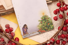 Lade das Bild in den Galerie-Viewer, Notizblock - Kekse backen mit Katze - Weihnachtsbaum - Adventskalender befüllen - A6 - 50 Seiten - liniert - Eigene Illustration