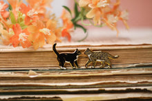 Lade das Bild in den Galerie-Viewer, Emaille Pin - Mister Paws und Baloo - Katzen Minipin - Einzeln oder als Set für zwei - Special Edition - Filler Pin