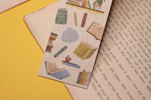 Lade das Bild in den Galerie-Viewer, Lesezeichen - Bücherliebe - Bücher - Adventskalender befüllen - Eigene Illustration