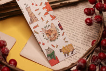 Lade das Bild in den Galerie-Viewer, B-Ware: Lesezeichen - Weihnachtskatzen - Weihnachten - Katzen - Wichteln Adventskalender befüllen - Eigene Aquarell Illustration