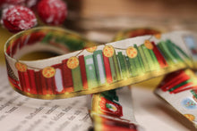 Lade das Bild in den Galerie-Viewer, Schlüsselband - Weihnachts Bücherregal - Sicherheitsverschluss - Eigene Illustrationen - Adventskalender befüllen - Weihnachtsfeier - xmas