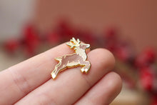 Lade das Bild in den Galerie-Viewer, Emaille Pin - Minipin - Rentier - Weihnachten - Adventskalender befüllen