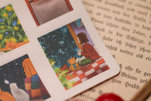 Lade das Bild in den Galerie-Viewer, Stickerbogen - Christmas Windows - Gemütliche Weihnachten - Bücher - Bullet Journal - Adventskalender befüllen - Briefe dekorieren - Penpal