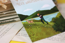 Lade das Bild in den Galerie-Viewer, Postkarte - Miese Tage Wanderschuhe - Wandern - Spruch