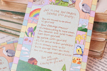 Lade das Bild in den Galerie-Viewer, Postkarte - Affirmationen - Falls es dir heute noch niemand gesagt hat - Geburtstag, Einfach nur so - Eigene Illustration