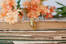 Lade das Bild in den Galerie-Viewer, Emaille Pin - Minipin - Schleiereule - Little Birdies Collection