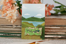 Lade das Bild in den Galerie-Viewer, Emaille Pin - Wanderkarte - Edersee Karte