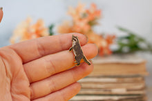 Lade das Bild in den Galerie-Viewer, Emaille Pin - Minipin - Waschbär stehend - Tiny Little Forest Kollektion