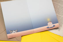 Lade das Bild in den Galerie-Viewer, Klappkarte - I was told there would be cake - Geburtstag Hund - lustiger Spruch