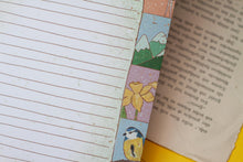 Lade das Bild in den Galerie-Viewer, Notizblock - Kleine Bilder - Pastell - Fröhliches Briefpapier - DIN A5 - 50 Seiten - liniert