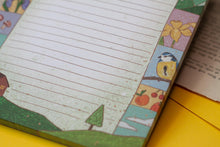 Lade das Bild in den Galerie-Viewer, Notizblock - Kleine Bilder - Pastell - Fröhliches Briefpapier - DIN A5 - 50 Seiten - liniert