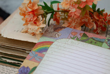 Lade das Bild in den Galerie-Viewer, Notizblock - Kleine Bilder - Pastell - Fröhliches Briefpapier - DIN A5 - 50 Seiten - liniert