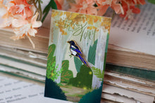 Lade das Bild in den Galerie-Viewer, Emaille Pin - Minipin - Elster - Tiny Little Forest Kollektion