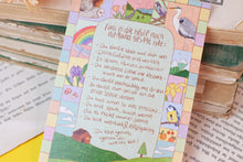 Lade das Bild in den Galerie-Viewer, Postkarte - Affirmationen - Falls es dir heute noch niemand gesagt hat - Geburtstag, Einfach nur so - Eigene Illustration