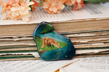 Lade das Bild in den Galerie-Viewer, Kühlschrankmagnet - Fuchs am Wasser mit Glühwürmchen - Eigene Illustration