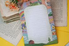 Lade das Bild in den Galerie-Viewer, Notizblock - Kleine Bilder - Pastell - Fröhliches Briefpapier - DIN A5 - 50 Seiten - liniert