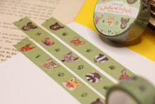 Lade das Bild in den Galerie-Viewer, Washi Tape - Waldgesichter - Waldtiere - Eigene Illustrationen