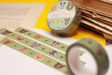 Lade das Bild in den Galerie-Viewer, Washi Tape - Waldgesichter - Waldtiere - Eigene Illustrationen