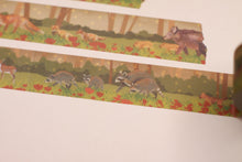Lade das Bild in den Galerie-Viewer, Washi Tape - Forest Families - Waldtiere mit Babys - Eigene Illustrationen