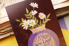 Lade das Bild in den Galerie-Viewer, Postkarte - sending you love what a shitshow - Lustige Karte - Kleinigkeit Adventskalender
