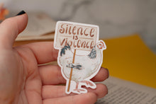 Lade das Bild in den Galerie-Viewer, Vinyl Sticker - Protestierende Hühner - Einzeln oder als Set - Gegen Rechts - Liebe statt Hass - Handgemalte Illustration