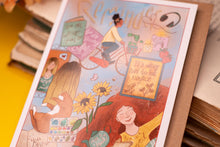 Lade das Bild in den Galerie-Viewer, Klappkarte - Reminder - Du bist genug - Eigene Illustration - Mit Umschlag