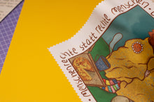 Lade das Bild in den Galerie-Viewer, Microfasertuch - Menschenrechte statt rechte Menschen - Gegen Rechts - Brillen, Handys, Objektive - Eigene Illustration - linksgrünversifft