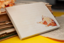 Lade das Bild in den Galerie-Viewer, Kleiner Notizblock - Roter Kater Take Care - Affirmation mit Katze - Blanko - A7 - 50 Seiten
