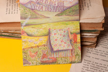 Lade das Bild in den Galerie-Viewer, Postkarte - Sei lieb zu dir - Naturpapier - Cozy Village Cottage Core - Mit Spruch Affirmation Mut machen - Eigene Illustration