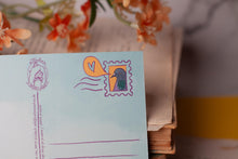Lade das Bild in den Galerie-Viewer, Postkarte - Taube Stadttaube Liebe - Ich hoffe, die Tauben wissen, wie sehr ich sie liebe - Eigene Illustration