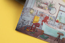 Lade das Bild in den Galerie-Viewer, Postkarte - Badezimmermädchen
