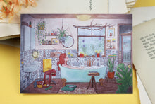 Lade das Bild in den Galerie-Viewer, Postkarte - Badezimmermädchen