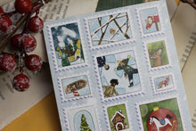 Lade das Bild in den Galerie-Viewer, Postkarte - Weihnachtliche Briefmarken