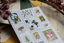 Lade das Bild in den Galerie-Viewer, Postkarte - Weihnachtliche Briefmarken
