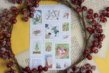 Lade das Bild in den Galerie-Viewer, Stickerbogen - Weihnachtliche Briefmarken