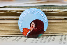 Lade das Bild in den Galerie-Viewer, Magnet - Mädchen mit Katze Kuss - All you need is love and a cat - Eigene Illustration
