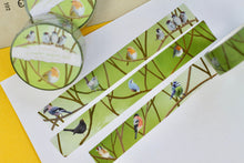 Lade das Bild in den Galerie-Viewer, Washi Tape - Vögel im Sommer - Gartenvögel - Eigene Illustrationen
